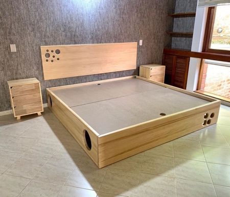 Modern Bed Frame, Woodworking Project Plans, Project Steps, Woodworking Books, Woodworking Furniture Plans, Woodworking Inspiration, Elegant Bedding, Bed Plans, Wood Bed Frame