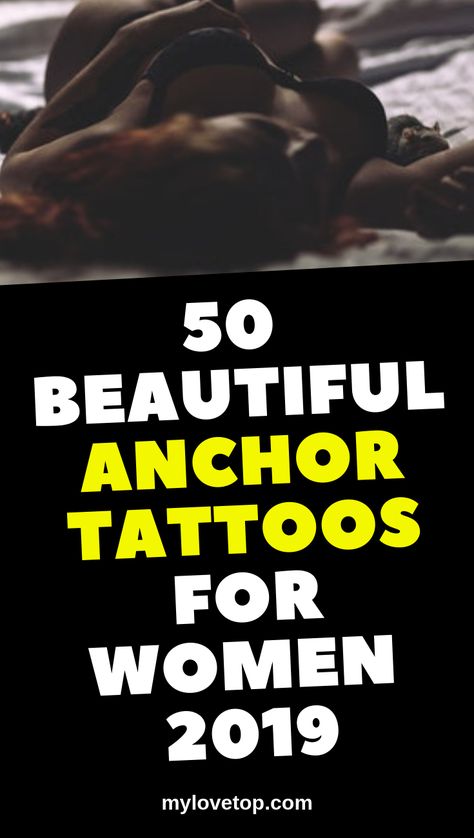 50 Beautiful Anchor Tattoos For Women 2019 Small Navy Tattoos For Women, Dainty Anchor Tattoos For Women, Anchor Tattoos For Women Flowers, Female Anchor Tattoo, Anchor Tattoo Ideas, Anchor Tattoos For Women Inspiration, Anchor Tattoos For Women, Anchor Flower Tattoo, Navy Anchor Tattoos