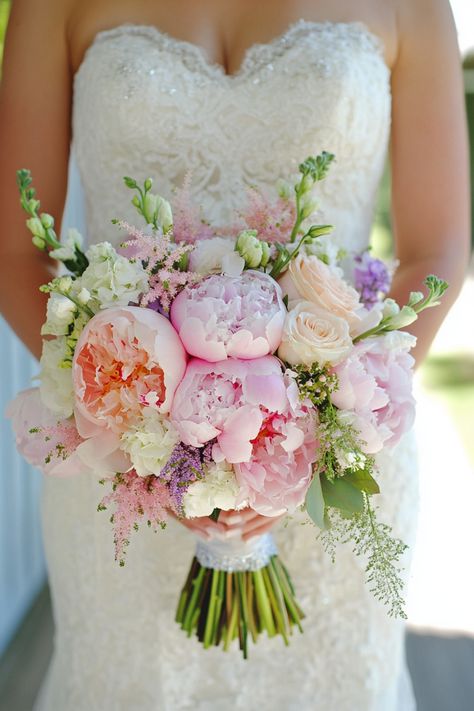 For brides who adore peonies, we’ve rounded up 39 beautiful wedding bouquets with peonies that will leave you speechless. Whether you’re a fan of simple elegance or grand arrangements, there’s a bouquet here for you. Discover them all! #bridalflowers #peonyobsession #weddingfloralideas Wedding Bouquets With Peonies, Bouquets With Peonies, Pink Peony Bouquet Wedding, Beautiful Wedding Bouquets, Pink Peonies Wedding, Peach Wedding Bouquet, Pink Peonies Bouquet, Bridal Bouquet Spring, Church Wedding Flowers