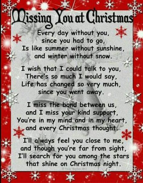 merry christmas from heaven Merry Christmas In Heaven, Christmas Poem, Missing Loved Ones, Christmas Thoughts, Miss Mom, Miss My Dad, Missing My Son, Loved One In Heaven, Miss My Mom