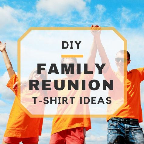 Cute Cut Shirts, Family Reunion T Shirts, Diy Old Tshirts, Family Reunion Tshirts, Silly Sayings, Diy Tie Dye Shirts, Team Bride Shirts, Family Reunion Shirts, Family Reunion Planning