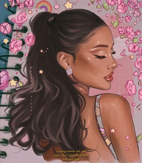 Disney Procreate, Ariana Grande Anime, Ariana Grande Background, Ariana Grande Images, Ariana Grande Drawings, Ariana Grande Outfits, Ariana Grande Fans, Ariana Grande Cute, Ariana Grande Wallpaper