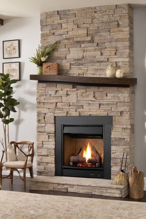 1. Fireplace makeover
2. DIY home improvement
3. Easy home updates
4. Interior design inspiration Tiles For Fireplace, Fireplace Transformation, Tic Tac Tiles, Peel And Stick Tiles, Danish Interior, Stick Tiles, Smart Tiles, Kitchen Farmhouse, Green Home Decor