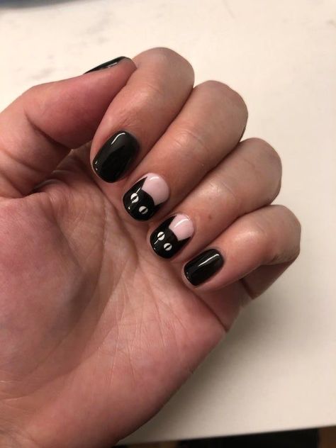 Cat Nail Designs, Mens Nails, Hippie Nails, Punk Nails, Goth Nails, Cat Nails, Short Nail Designs, Nails Desing, Funky Nails