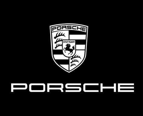 Porsche Illustration, Best Car Photo, Livery Design, Black Porsche, Symbol Drawing, Car Workshop, Car Apparel, Brand Symbols, Logo Gallery