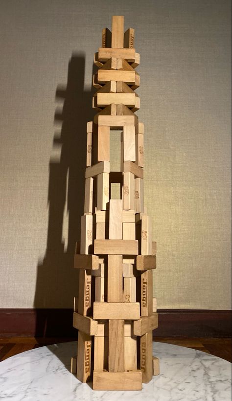 Jenga Tower, Just A Game, Building Ideas, Skyscraper, Tower, Building