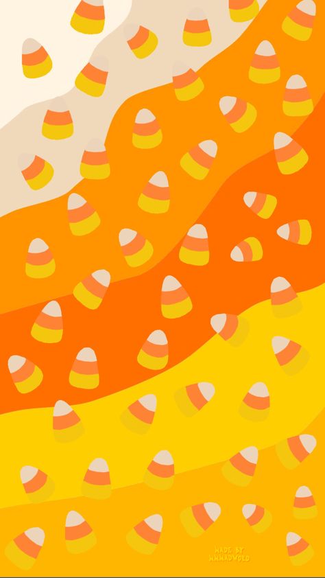 #wallpaper #instagram #halloween #aesthetic #candy #pumpkin Halloween Wallpaper Candy Corn, Candy Corn Backgrounds Wallpapers, Halloween Candy Background, Candy Corn Color Palette, Halloween Wallpaper Asthetics, Candy Corn Background, Candy Corn Wallpaper Iphone, Cute Halloween Pattern, Cute Halloween Iphone Wallpaper