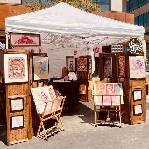 Pop Up Art Gallery Booth Design - Market in the Alley | Las Vegas | September 4th, 2023 Pop Up Art Gallery, Art Festival Booth Display, Festival Booth Display, Art Festival Booth, Art Fair Display, Art Fair Booth, Booth Diy, Festival Booth, Pop Up Art