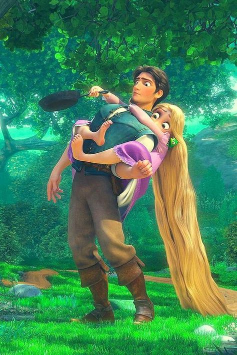 Rapunzel e José Couples Disney, Tangled Wallpaper, Disney Mignon, Disney Poster, Rapunzel And Flynn, Zestaw Ikon, Animation Disney, Images Disney, Wallpaper Disney