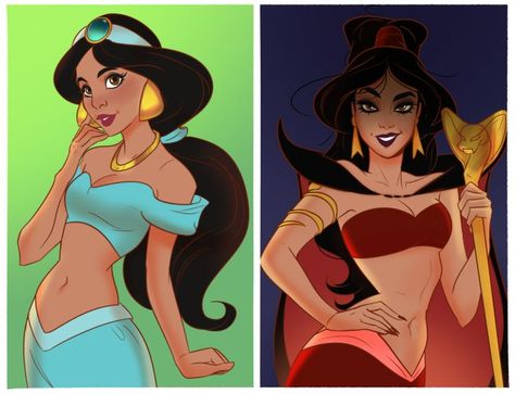 How 14 Disney Princesses Would Look If They Were the Villains in the Movie Disney Princess X Villain, Disney Princesses Modern, Disney Princesses As Villians, Disney Princesses As Villains, Disney Princess As Villians, Disney Women Villains, Disney Villains As Princesses, Scary Disney Princess, Fat Disney Princesses