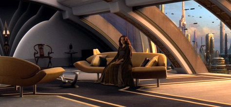 padm'e Futuristic Apartment, Natalie Portman Star Wars, Star Wars Planets, Star Wars Padme, Revenge Of The Sith, Anakin And Padme, The Sith, Padme Amidala, Apartment Layout