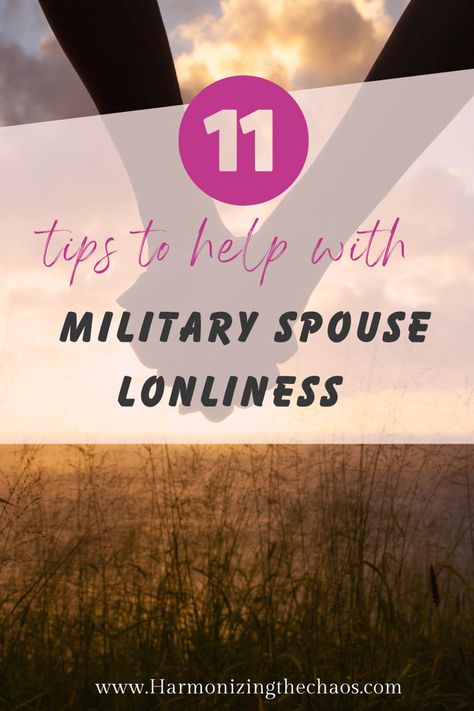 Tips for loneliness as a military spouse Oconus Pcs, Deployed Husband, Military Wives, Military Husband, Dealing With Loneliness, Army Wife Life, Military Lifestyle, Army Training, Military Deployment