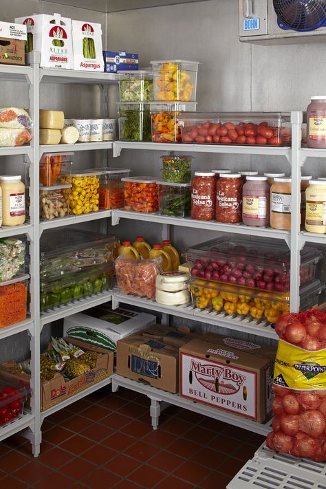 Camshelving® turns 20 this year! Although it’s been around for two decades, there are still a lot of details about the revolutionary product that you may not be familiar with yet. We highlight 20 things you might not know (but definitely should) about #Camshelving Premium Series.   #cambro #shelving #foodservice #shelving4life #prochef #cheflife #foodsafety Restaurant Organization Ideas, Restaurant Kitchen Organization, Restaurant Organization, Chefs Kitchen Design, Restaurant Kitchen Design, Commercial Kitchen Design, Pantry Decor, Rose Gold Kitchen, Bakery Kitchen