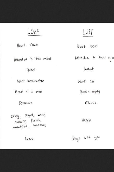 Love vs Lust Love Vs Obsession, Love Vs Lust, Flirting Skills, Conditional Love, Understanding Men, Trust In Relationships, Instagram Bio Quotes, Love Husband Quotes, True Love Quotes