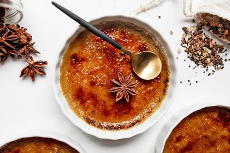 Food Network Canada | Best Easy Recipes & Cooking Tips Chai Creme Brulee, Gluten Free Desserts Holiday, Romantic Breakfast, Best Easy Recipes, Creme Brulee Recipe, Gluten Free Holiday, Classic French Dishes, Food Network Canada, Holiday Dessert Recipes