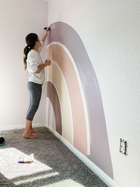 Toddler Girl Paint Colors Room Ideas, Painting Girls Room Ideas, Girls Room Mural Ideas, Big Girl Room Makeover, Toddler Bedroom Paint Ideas, Baby Girl Room Paint Ideas, Toddler Girl Bedroom Paint Ideas, Kid Room Paint Ideas, Paint Girls Room