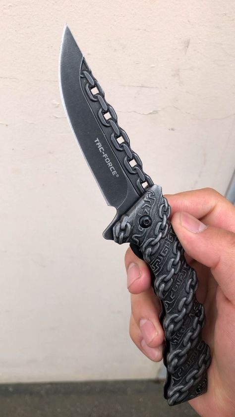 Tax Force Stonewash Chain Pocket Knife | Knife, Pretty knives, Cool knives Nifes Pocket, Knife Aesthetic, Pretty Knives, Cool Swords, Cool Knives, Pocket Knives, Cool Gadgets To Buy, Knife Making, Tactical Gear