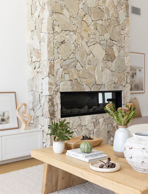 Skyline Burleigh, Pellet Stove Ideas, Celebration Painting, Black Brick Fireplace, Summer Drive, Apartment Styling, Queenslander House, Stone Feature Wall, House Renos