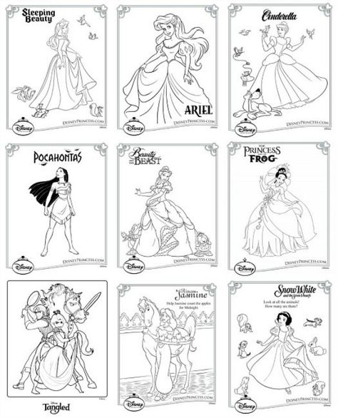 Disney Coloring pages as well as 20 FREE Disney Printables - Crafts, Coloring, Planning, Creativity and More on Frugal Coupon Living. Princess Coloring Pages For Kids, Disney Printables Free, Frog Coloring, Disney Princess Colors, Disney Princess Coloring Pages, Disney Printables, Disney Princess Birthday, Princess Coloring Pages, Disney Princess Party