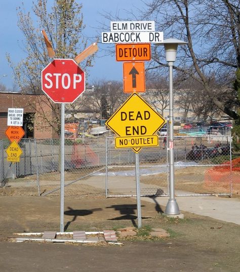 Funny Road Signs Worth Slowing Down For | Reader's Digest Funny Road Signs, Construction Signs, Road Work, Driving Instructor, You Had One Job, 10 Funniest, Street Sign, Road Signs, Epic Fails