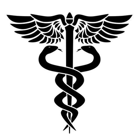 Snake Medical, Caduceus Tattoo, Medical Caduceus, Phoenix Artwork, Logo Motion, Animal Decals, Hospital Logo, Snake Logo, Symbol Drawing