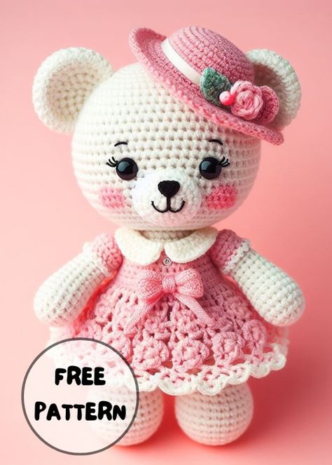 10 FREE Bear Amigurumi Crochet Patterns! | Swecraftcorner Free Teddy Crochet Pattern, Crochet Bears Free Pattern, Crocheted Toys Free Patterns, Amigurumi Teddy Bear Free Pattern, Crochet Teddy Bear Pattern Free Easy, Cute Crochet Patterns Free Amigurumi, Teddy Bear Crochet Pattern Free, Free Pattern Crochet Amigurumi, Free Crochet Patterns To Print