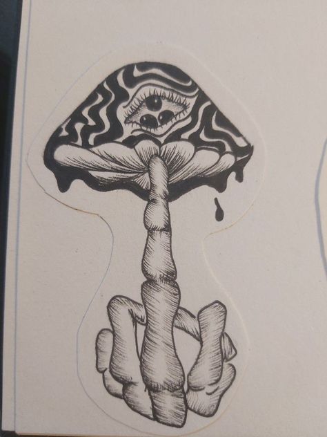 Mushroom Body Drawing, Illusion Tattoo, Aesthetic Art Anime, Optical Illusion Tattoos, Illusion Tattoos, Arte Aesthetic, Optical Illusion Tattoo, Minimalistic Tattoo, Tattoo Lettering Styles