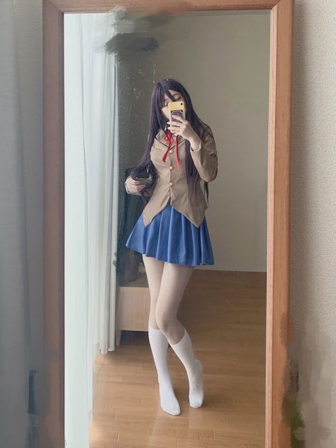 Doki Doki Cosplay, Doki Doki Literature Club Cosplay, Aesthetic Cosplay, 2023 Photography, Yuri Ddlc, Oki Doki, Doki Doki Literature Club, Cosplay Inspiration, Anime Halloween