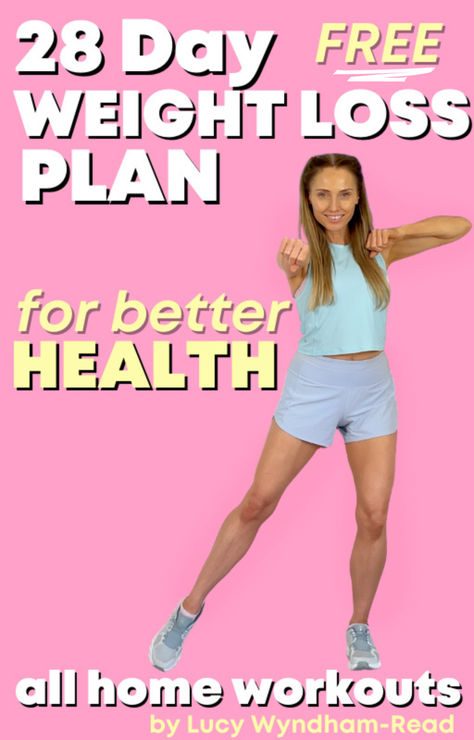 weight loss plan Lucy Wyndham Read Recipes, Lucy Wyndham Read, Lucy Wyndham, Lucy Workout, Holiday Weight, Feel Healthy, Exercise Plan, Free Weight, At Home Workout Plan