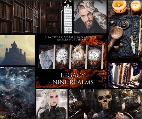 Legacy Of The Nine Realms, Amelia Hutchins, 9 Realms, The Nine Realms, Nine Realms, Book Bucket, The Nines, Music Tv, Usa Today