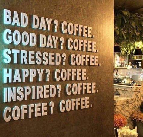 Good Day Coffee, Book And Coffee, Home Coffee Stations, Happy Coffee, Trendy Quotes, Coffee Love, Bad Day, Coffee Quotes, Coffee Humor