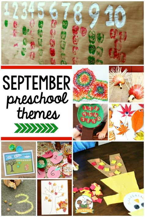 September Preschool Themes September Preschool Curriculum, Playdough Activities Preschool, September Preschool Themes, Preschool Curriculum Themes, September Lessons, September Preschool, September School, September Activities, September Themes