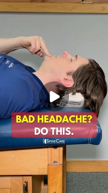 Dr. Michael Rowe | SpineCare on Instagram: "Dr. Rowe shows an easy exercise that can help quickly relieve a bad headache.  All it requires is a towel and is great at releasing stress and tension in muscles (that may lead to a headache).  Let us know how it works for you!   #headache #headaches #headacherelief" Exercise For Headaches, What Helps A Headache, What To Do For A Headache, How To Get Rid Of A Headache Naturally, How To Relieve Tension Headaches, Relieve Sinus Pressure Headache Relief, Different Types Of Headaches, Natural Remedies For Headaches, What Helps Headaches