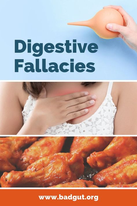 Spicy food and stress cause stomach ulcers? Smoking a cigarette helps relieve heartburn? enemas can treat constipation? Learn about these misconceptions at badgut.org. #badgut #ulcers #heartburn Indigestion Remedies, Diseases And Disorders, Reflux Disease, Stomach Ulcers, Spicy Food, Digestive System, Spicy Recipes, Digestive Health, Disease