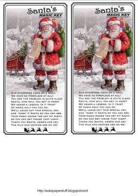 Santa Key Poem, Key Printable, Santa's Key, Christmas Sunday School, Santa Key, Diy Christmas Decorations For Home, Gag Gifts Christmas, Santa's Magic Key, Magic Key