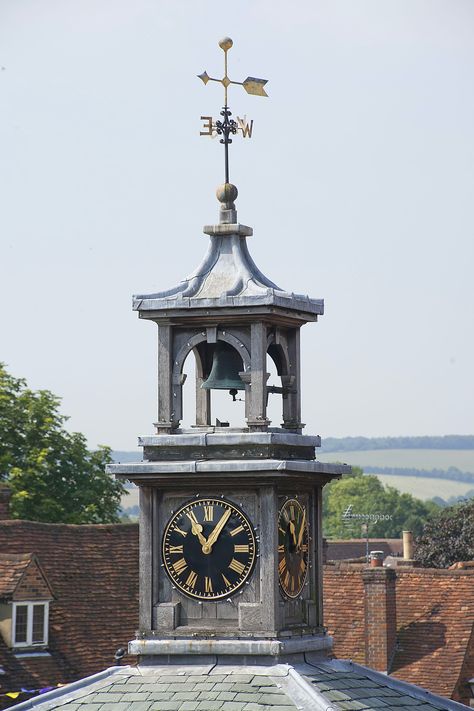 Bell tower - Taken by Peter Healy in Princes Risborough Minecraft Hus, Holiday Office Decor, Witches Coven, England House, Game Map, Pooja Room Door Design, Architecture Landmark, Room Door Design, Bell Tower