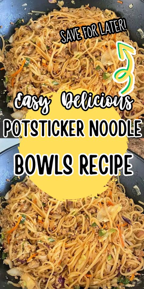 Potsticker Bowls, Recipes Using Potstickers, Potsticker Noodle Bowl, Potsticker Meal, Pot Sticker Noodles, Pot Sticker Noodle Bowl, Yum Bowls, Potsticker Noodle Bowl 12 Tomatoes, Noodle Bowl Recipes