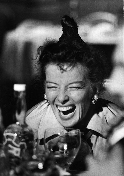 Katherine Hepburn (by nicole) Laughter The Best Medicine, Katherine Hepburn, Katharine Hepburn, Humphrey Bogart, Belly Laughs, Smiles And Laughs, People Laughing, Just Smile, 8x10 Print