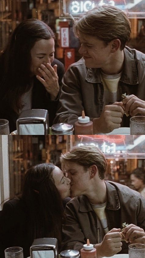 Matt Damon Minnie Driver, Minnie Driver Good Will Hunting, Good Will Hunting Wallpaper, Matt Damon Good Will Hunting, Will Hunting, Matt Damon Movies, Hunting Wallpaper, Minnie Driver, Good Will Hunting