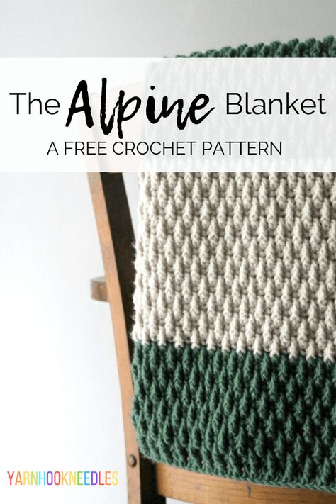 Crochet Throw Pattern, Crochet Stitches For Blankets, Confection Au Crochet, Blanket Crochet Pattern, Front Post Double Crochet, Crochet Simple, Crochet Patterns Free Blanket, Crochet Throw, Crochet Diy