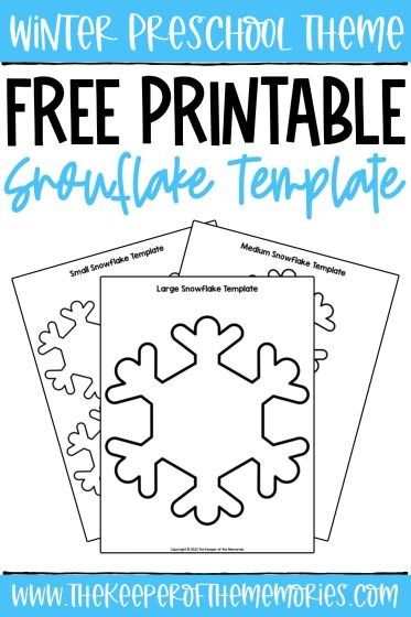 Get creative and practice fine motor skills while making adorable snowflake crafts with your preschoolers and kindergartners this winter using this Free Printable Snowflake Template. You're definitely going to want to add this printable snowflake outline craft to your next winter preschool theme. #snowflake #winter #snow #craft #template Snowflake Template Printable Free, Snow Crafts Preschool, Winter Preschool Theme, Snowflake Printables, Preschool Winter Worksheets, Snowflakes For Kids, Snow Craft, Snowflake Outline, Printable Snowflake Template