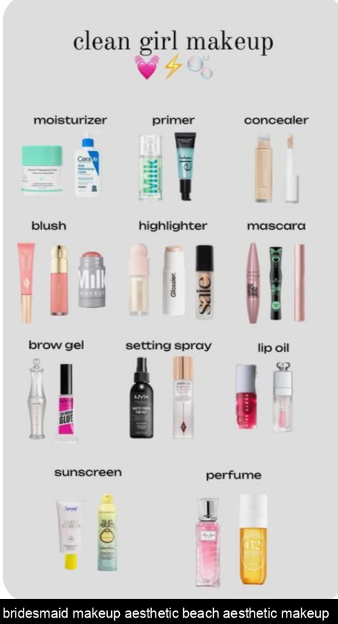 Beach Makeup Aesthetic, Natural Summer Makeup Products, Simple Beach Makeup, Freshman Makeup, Makeup For Beach, Makeup For The Beach, Beach Makeup Look, Summer Makeup Products, Beachy Makeup