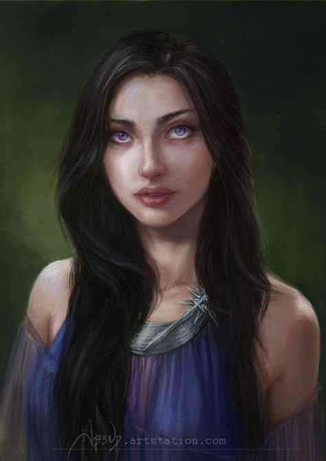 ashara dayne by elena maria vacas House Dayne, Arthur Dayne, Ashara Dayne, Asoiaf Art, Gra O Tron, Game Of Thrones Art, Female Portraits, Purple Eyes, Arte Fantasy