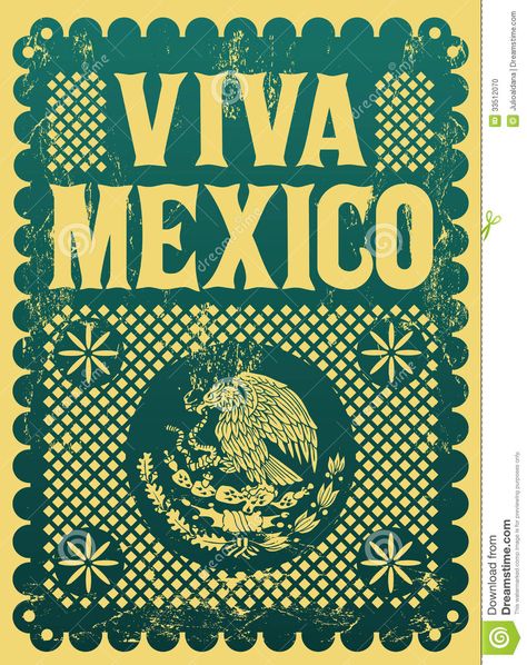 Mexican Graphic Design, Mexican Pattern, Mexico Design, Mexican Holiday, Vector Poster, Mexican Flag, Mexico Art, Aztec Art, Mexican Designs