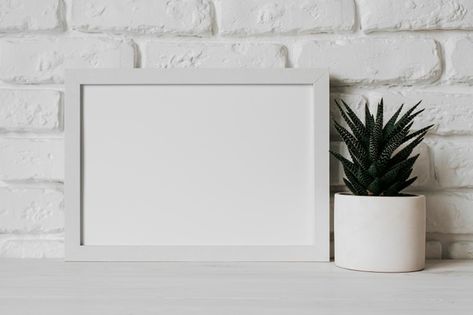 Beautiful blank frame concept | Free Photo #Freepik #freephoto #frame #border #space #modern Frame Mockup Free, Blank Frames, Acrylic Photo Prints, Logo Design Love, Horizontal Frame, Blue Desk, Photo Frame Wallpaper, Photo Frame Design, Framed Photo Collage