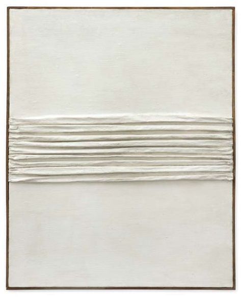 Piero Manzoni – Achrome, 1959, Kaolin and folded canvas on Hessian Piero Manzoni, Contemporary Art Daily, Conceptual Artist, Oil Painting Texture, Textured Canvas Art, Arte Popular, Wassily Kandinsky, Minimal Art, Land Art