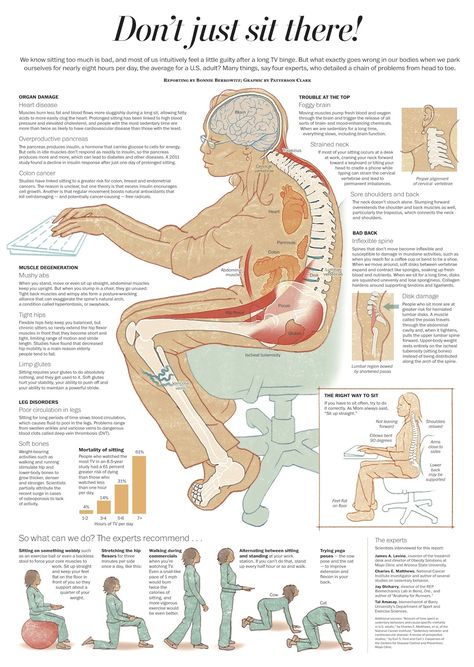 Infographic Via Patterson Clark Health Check, Health Info, Chiropractic, Massage Therapy, A Chair, Health Issues, Body Health, Physical Therapy, Healthy Body