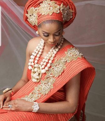 Photos: 42nd Birthday and 20th Wedding Anniversary for Shade Okoya and Billionaire Businessman Husband - African Head Dress, African Traditional Wedding Dress, Fashion Style Women, Nigerian Bride, African Wedding Attire, African Bride, Traditional Wedding Attire, African Traditional Wedding, Ghanaian Fashion