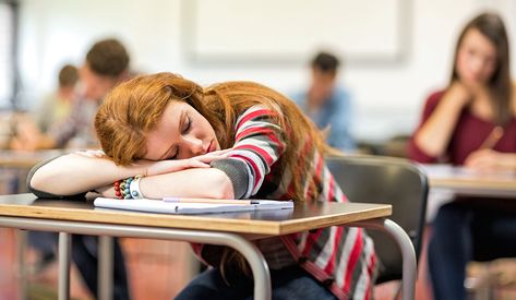 National survey: Students’ feelings about high school are mostly negative | YaleNews Classroom College, Woman Writing, College Desk, Notebook Notes, Learning Stations, Girl Sleeping, Male Man, Student Writing, A Classroom