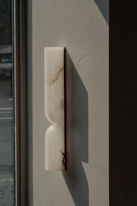 LABRA — Matthew McCormick Studio | Modern Lighting Design Stone Blocks, Modern Lighting Design, Adjustable Lighting, Light Switch, Warm Light, Staining Wood, Home Lighting, Modern Lighting, Wall Light